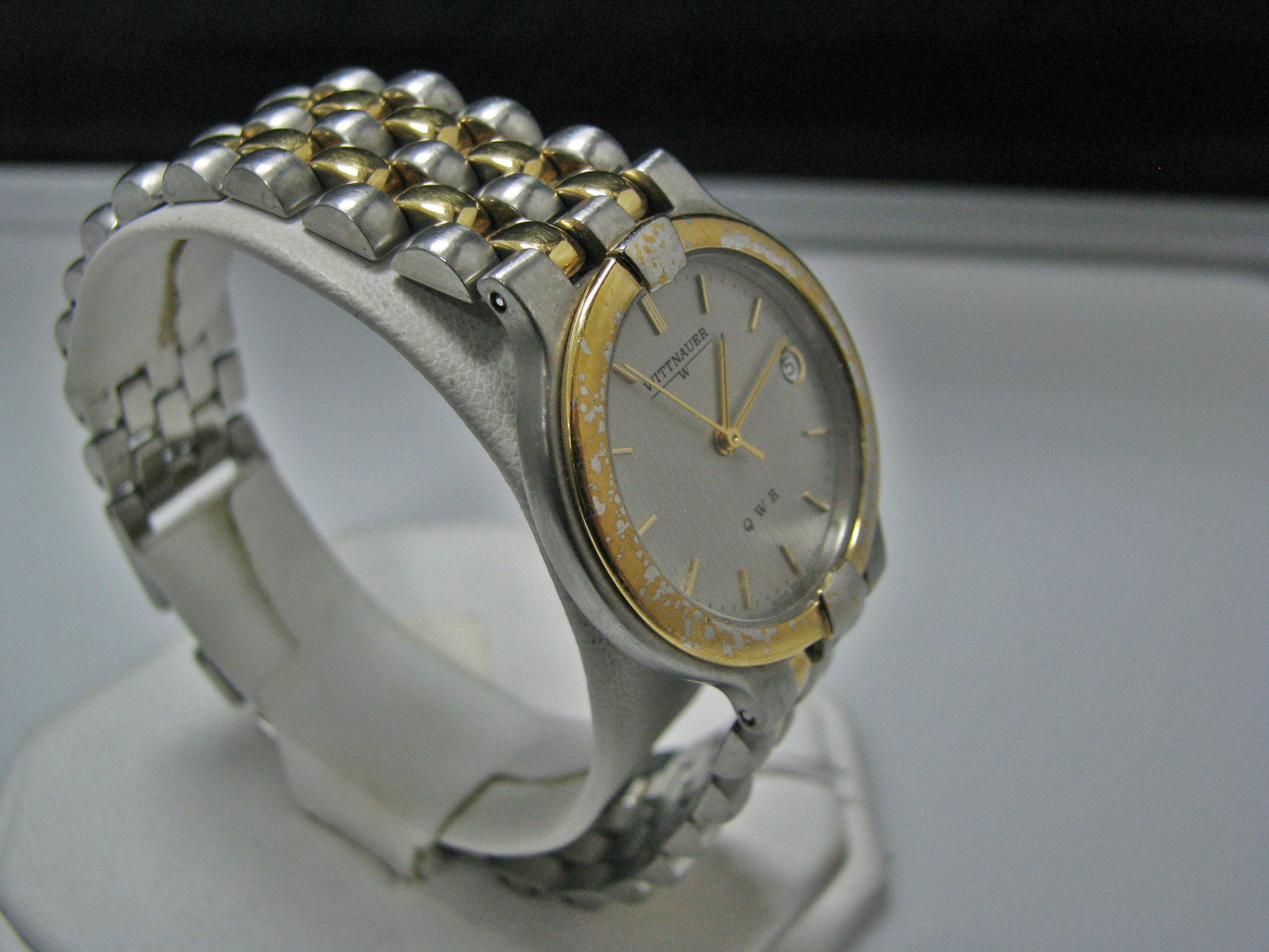 H093 Awesome Two Tone Quartz Wittnauer Watch From 1980's - Etsy