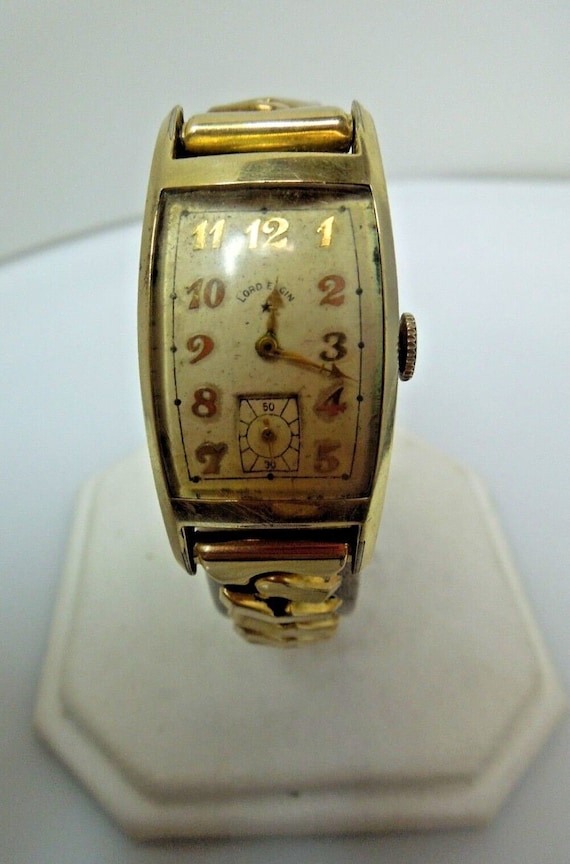 s238 Vintage Lord Elgin 14kt Gold Filled Case Wris