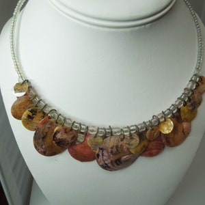q297 Beautiful Vintage Omega Choker Necklace