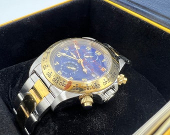 Stauer corso blue dial watch deals