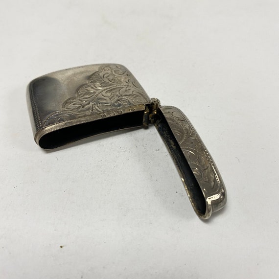 m103 Antique Sterling Silver Vesta Case Match Holder Pendant View 4