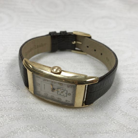 a140 Vintage  Longines 14K Gold Mechanical Hand W… - image 2