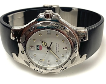 stainless steel tag heuer cah1110 rubber strap