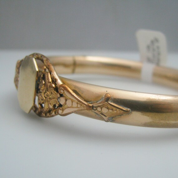 d949 Gold Filled 10k Gold Plated 10k Bangle View 2
