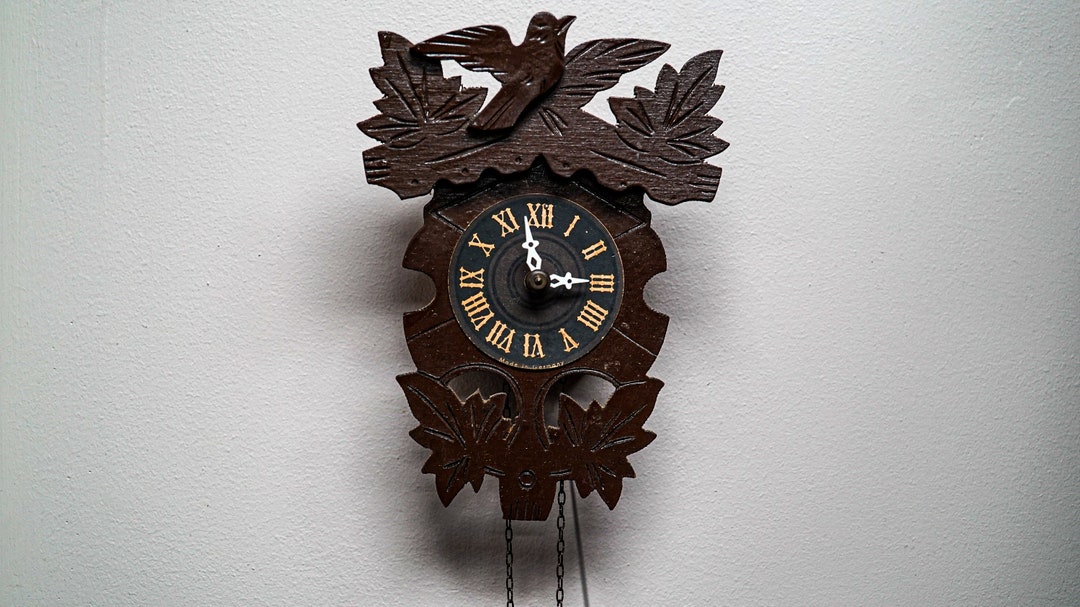 K247 Vintage Miniature Cuckoo Clock Etsy