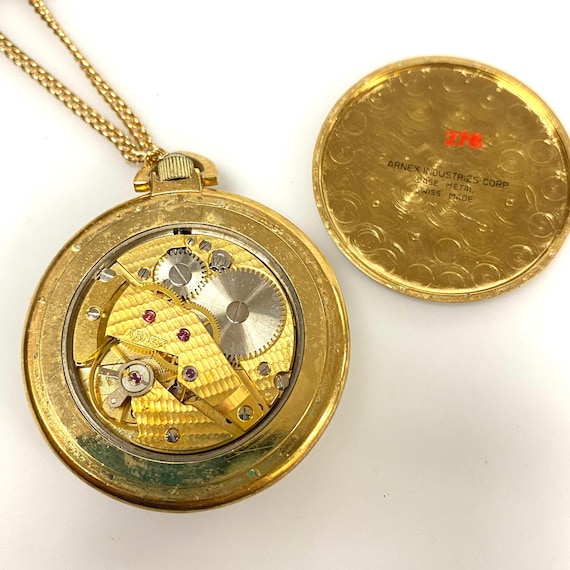 V060 Vintage Arnex Swiss Mechanical 17 Jewels Nurses Pendant Watch