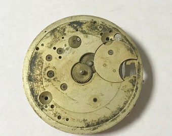 e972 Vintage Mechanical Wrist Watch Movement for Parts Repair