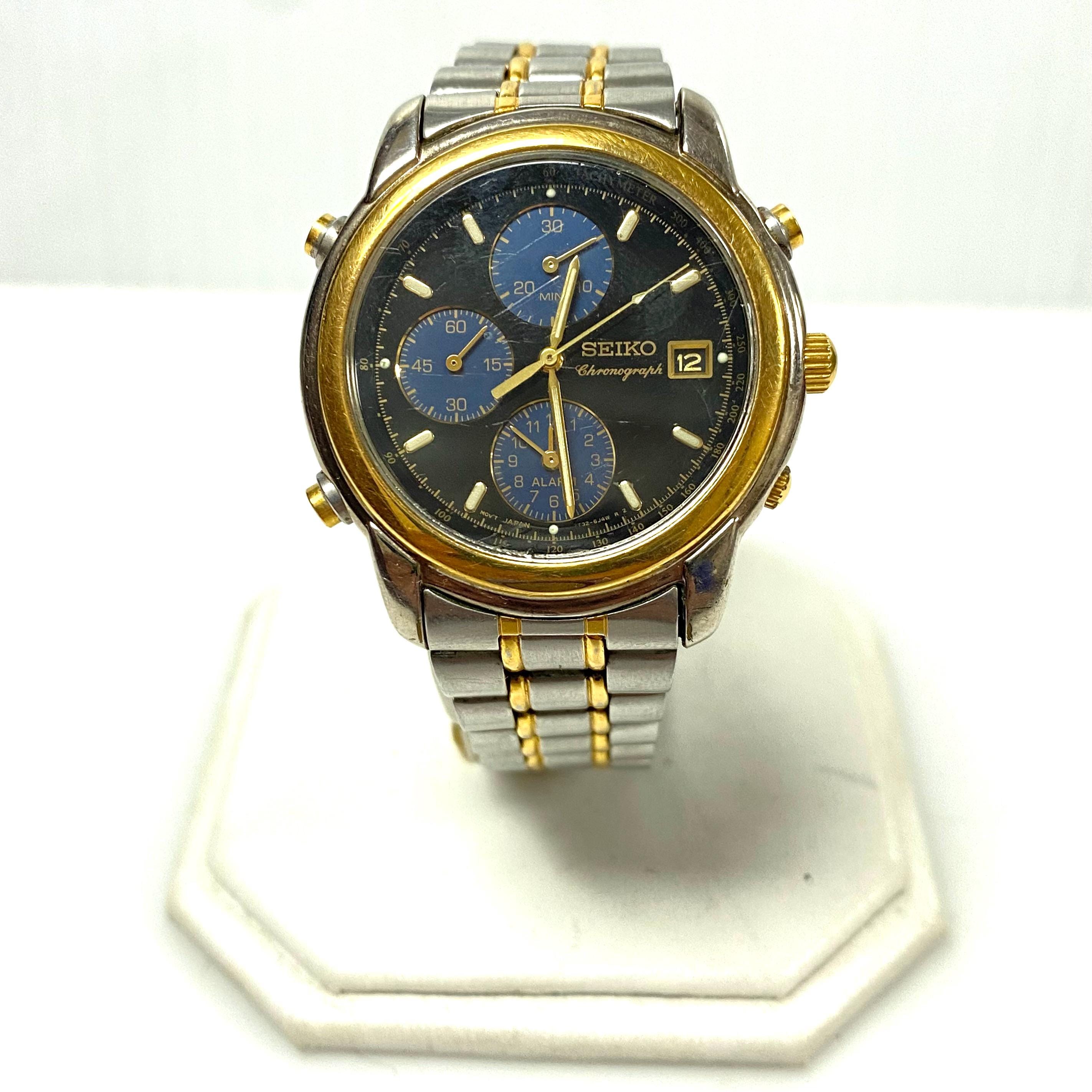 Seiko 7t32 Chronograph - Etsy