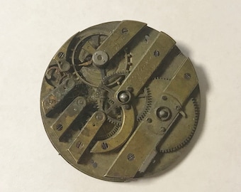 e980 Antique Watch Movement for Parts or Repair