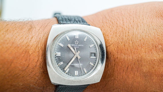 K267 Vintage Men's 1970's Eterna-Matic Wristwatch - image 7