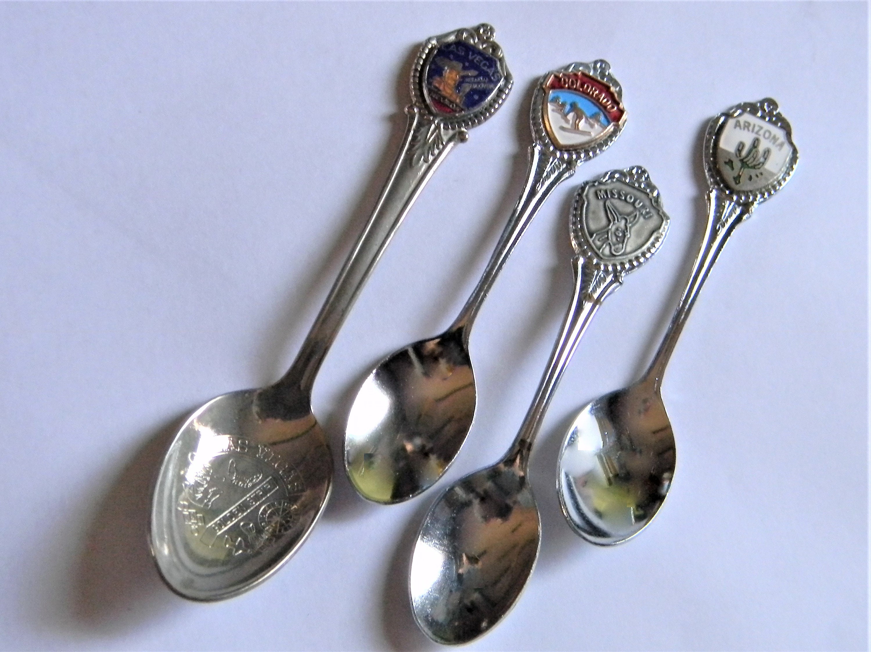 Antique shop collectible spoons