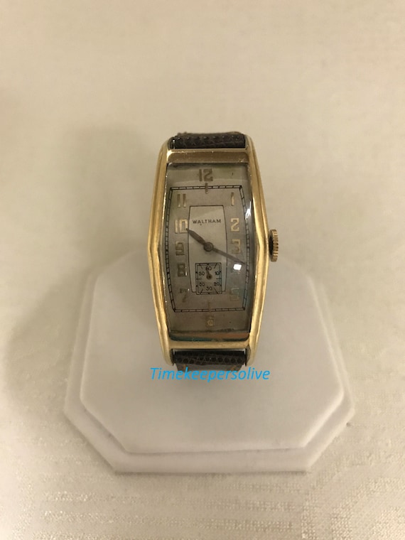 c549 Vintage 1930s  Collection Waltham 10K Gold Fi