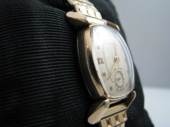 b577 Ladies 10kt RGP Mechanical Benrus Wristwatch - image 4