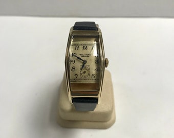F426 Vintage Waltham Premier USA Men's Wrist Watch 10K GF 17J With