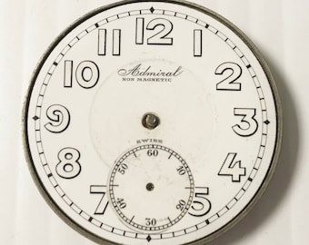 e917 Vintage Admiral Complete Wrist Watch Movement for Parts Repair