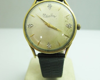 Vintage PIQUETTE Incabloc Swiss 17 Jewels Ultra-thin Classic 14k 
