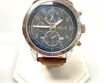 u925 RELIC by Fossil Stainless Steel Back 30M Water Resistant Quartz Wrist Watch