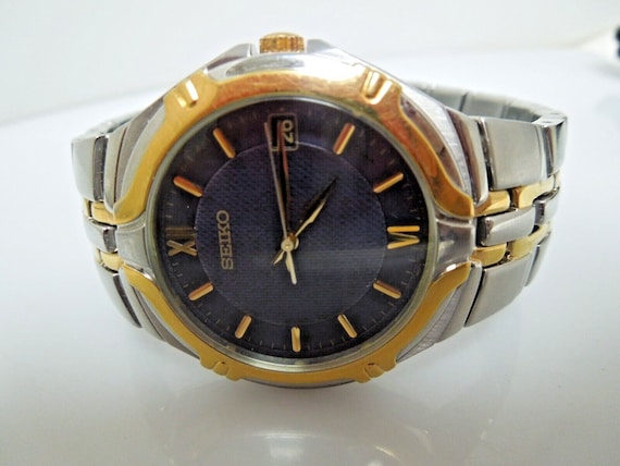 Seiko men's hotsell bracelet watch