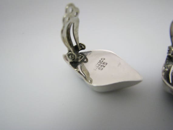 c578 Lovely Ribbons of Sterling Silver and Black … - image 4