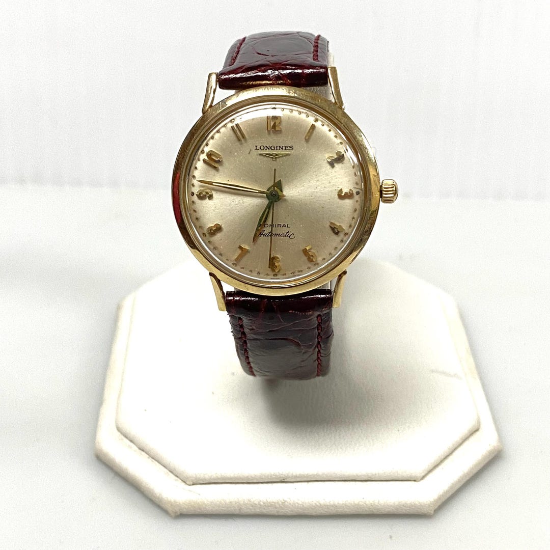 V103 Vintage Longines Admiral 10K Gold Filled Automatic Men's
