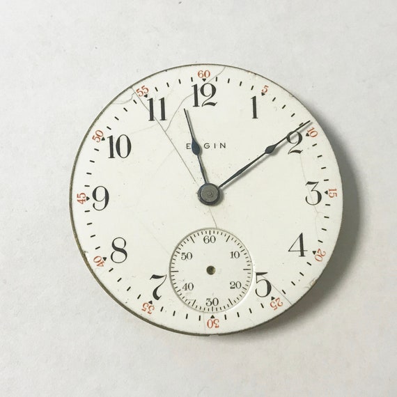 E984 Antique Elgin Watch Movement for Parts or Repair Etsy