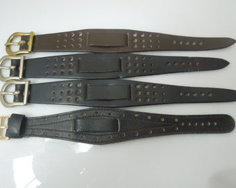 q997  Genuine Leather Aviator Watch Straps Vintage Old New Stock Unused