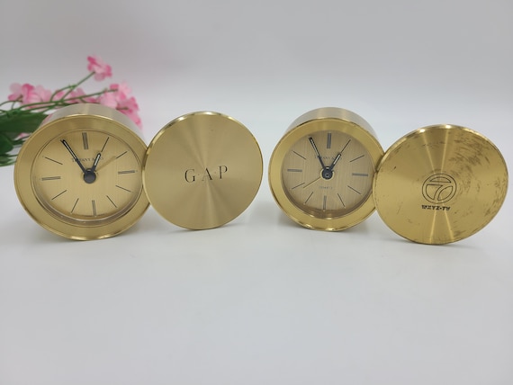 G211 (2) 1990s Tiffany & Co Brass Miniature Alarm Clock - Etsy