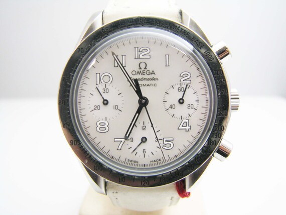 b316 Women's Mother of Pearl Omega Speedmaster wri