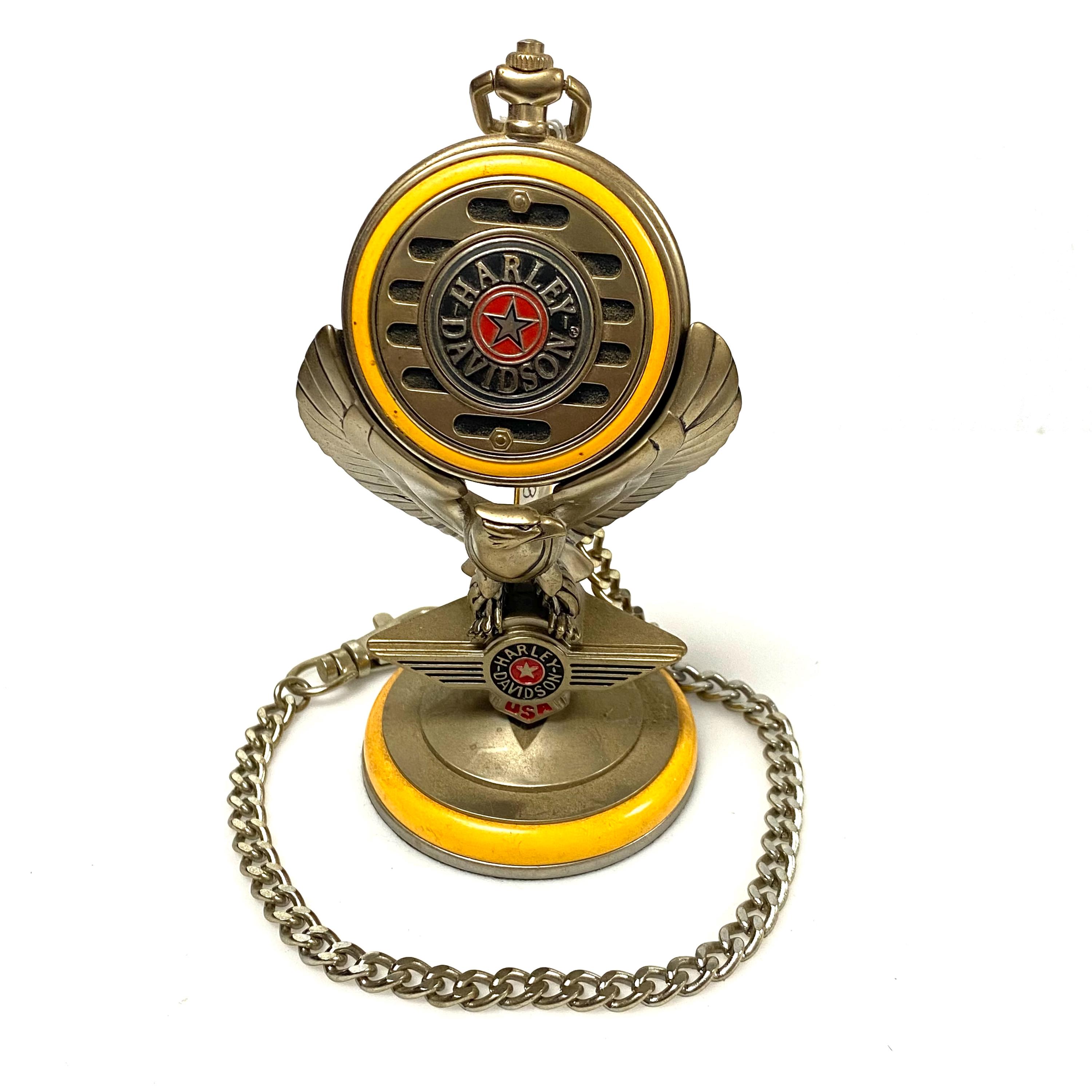 Franklin Mint Pocket Watch Harley Davidson - Etsy