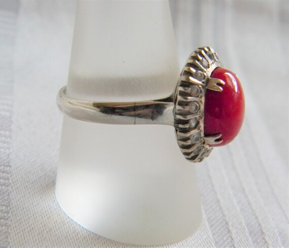 White gold carnelian ring new arrivals
