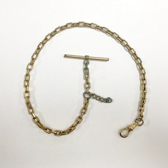 Chaîne De Montre De Poche Vintage Remplie D'or - Énorme Et Fantaisie, Modèle V135