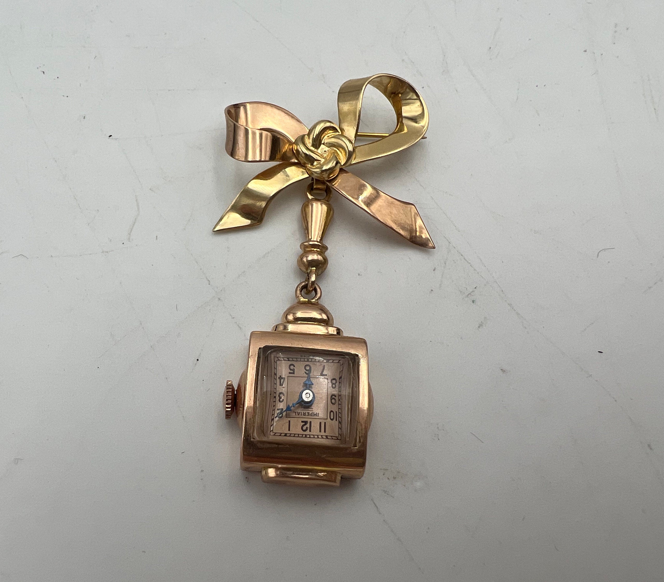 Vintage Imperial Gold Filled women Wristwatch Vintage 1930s Harman 10K Gold Filled Winding Ladies Watch W  main image 2