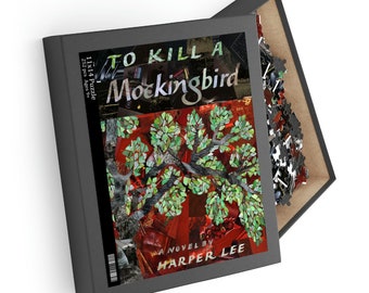 To Kill A Mockingbird Puzzle, Literary Gift, Book Lover, Bibliophile, Puzzle for adults