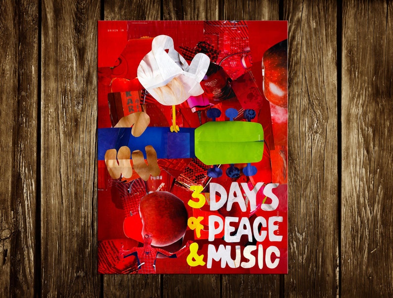 Woodstock Poster Woodstock Wall Art Woodstock Festival Etsy