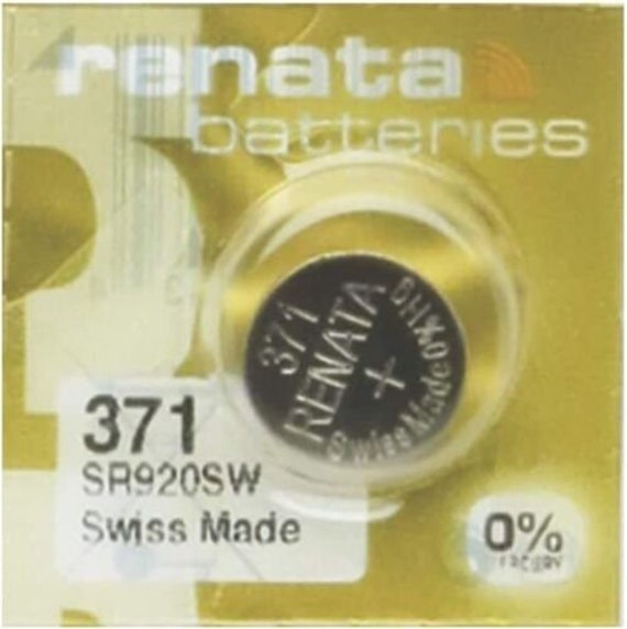 371 Renata Premium Battery EOL Optimized Extended Lifetime Swiss Watch  Batteries 
