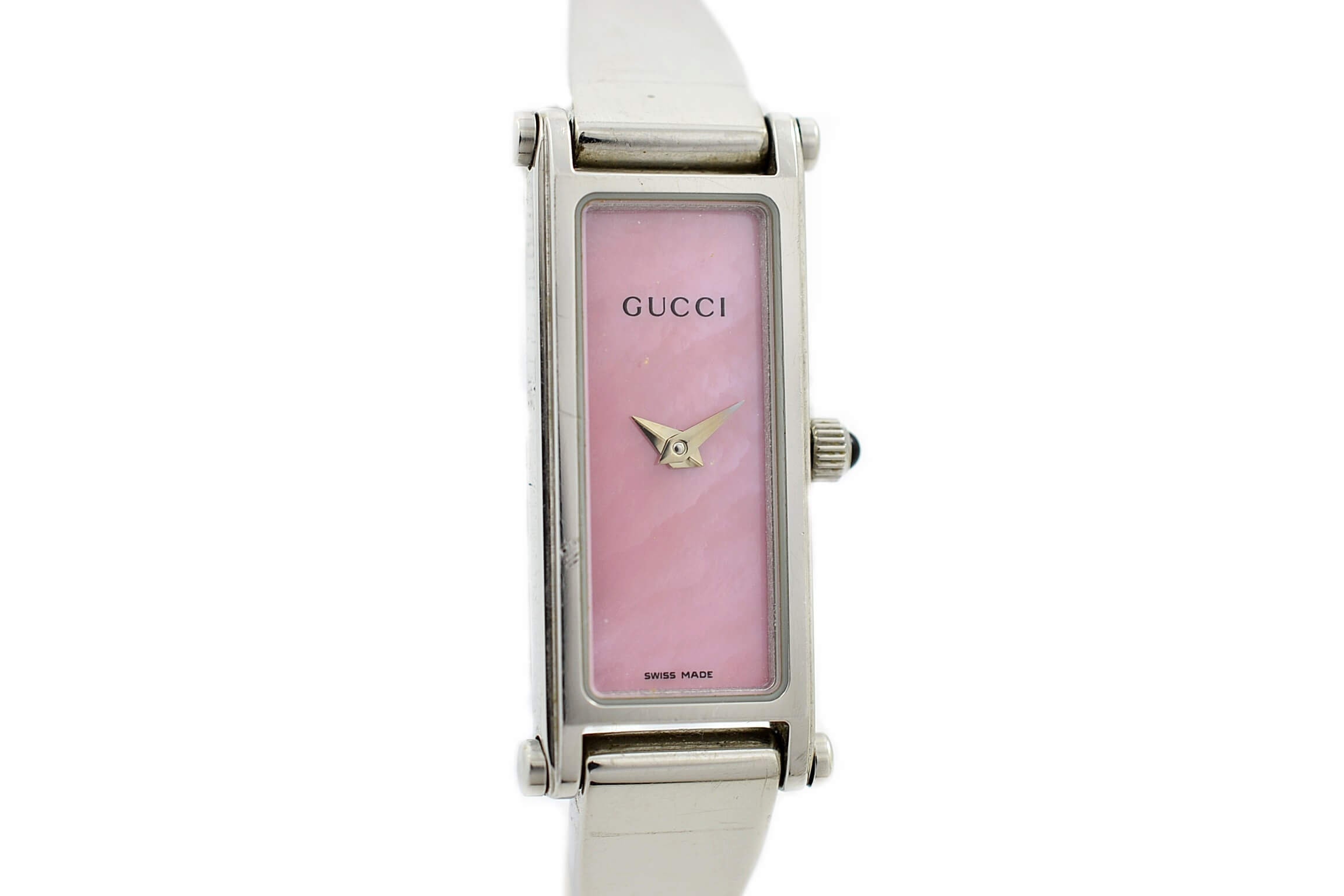 Vintage Gucci 1500L Mother of Pearl Stainless Steel Ladies - Etsy
