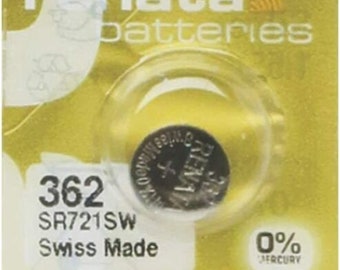 362 Renata Premium Battery EOL Optimized Extended Lifetime Swiss Watch Batteries