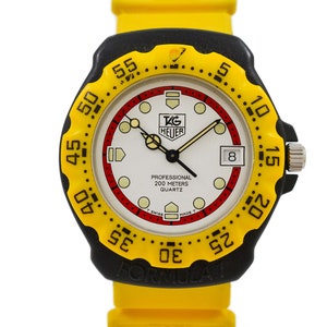 Tag Heuer Sel Sports Wi 2211 Automatic Midsize 200m Watch Etsy