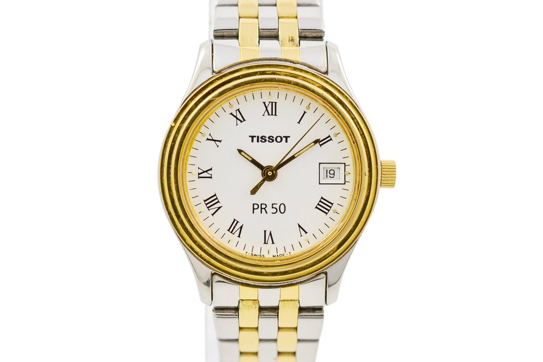 Vintage Tissot PR 50 Bi metal Steel Quartz Ladies Watch 779 Offers