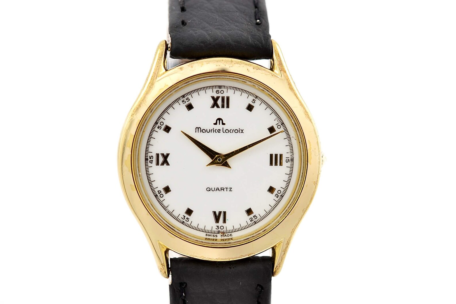 Vintage Maurice Lacroix 32175 Gold Plated Quartz Ladies Watch Etsy