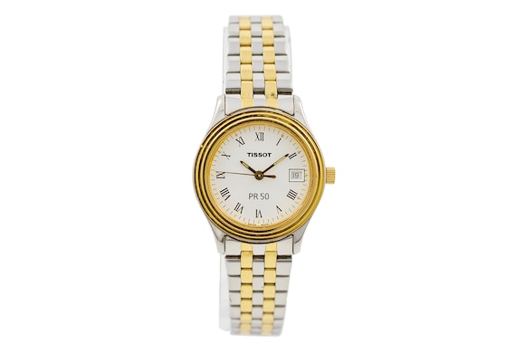Vintage Tissot PR 50 Bi metal Steel Quartz Ladies Watch 779 Offers