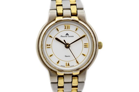 Vintage Maurice Lacroix 76201 Stainless Steel Two Tone Quartz | Etsy  Australia