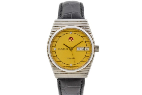 vintage rado gold anchor watch automatic