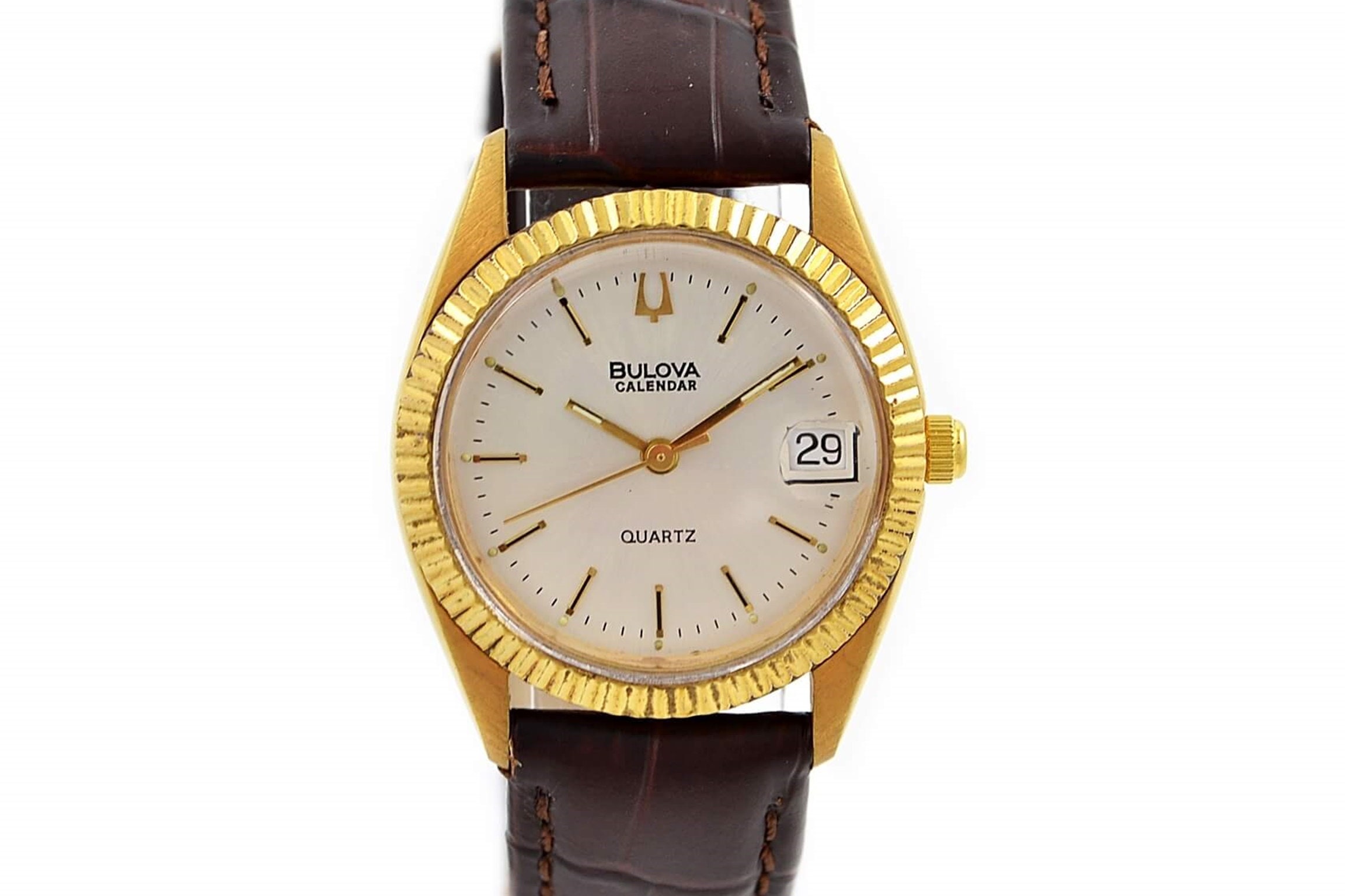 Vintage Bulova Calendario Quartz Oro Placcato Ladies Petite | Etsy Italia