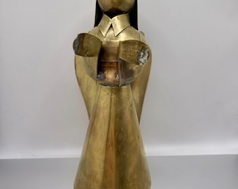 Vintage Handmade Brass Angel