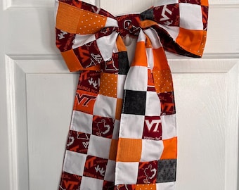Lazo grande de retazos de Virginia Tech