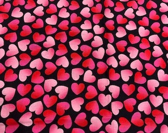 ÚLTIMA PIEZA - Corazones Ombré sobre Negro