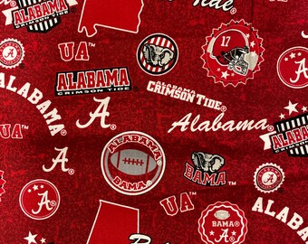 Gorro quirúrgico Alabama Crimson Tide: gorro quirúrgico elástico o con lazo