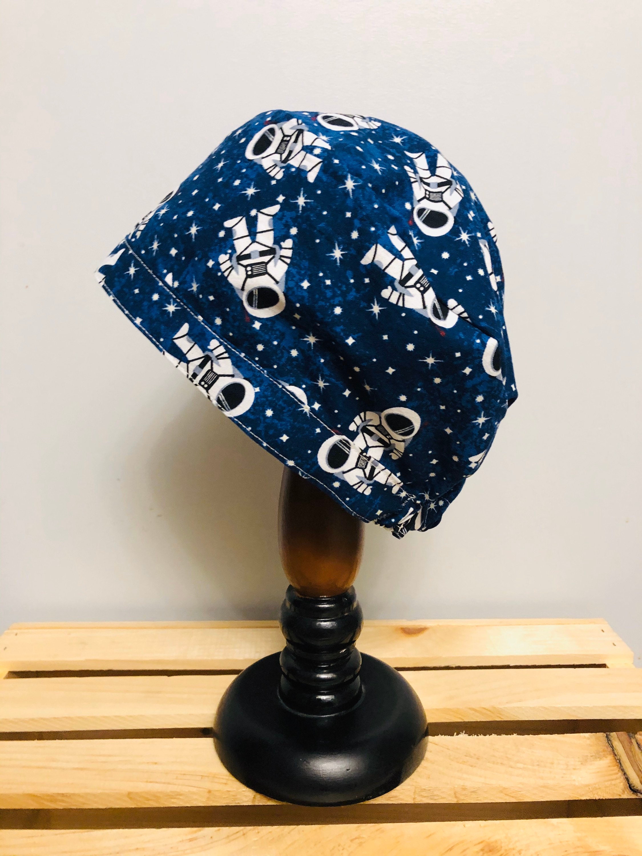 Scrub Cap Astronauts Space Stars NASA 