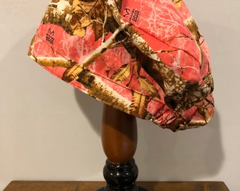 Scrub Cap Pink Camo Hunting Camouflage - Surgical Cap PPE Hospital Cap Cancer Hat Cancer Cover